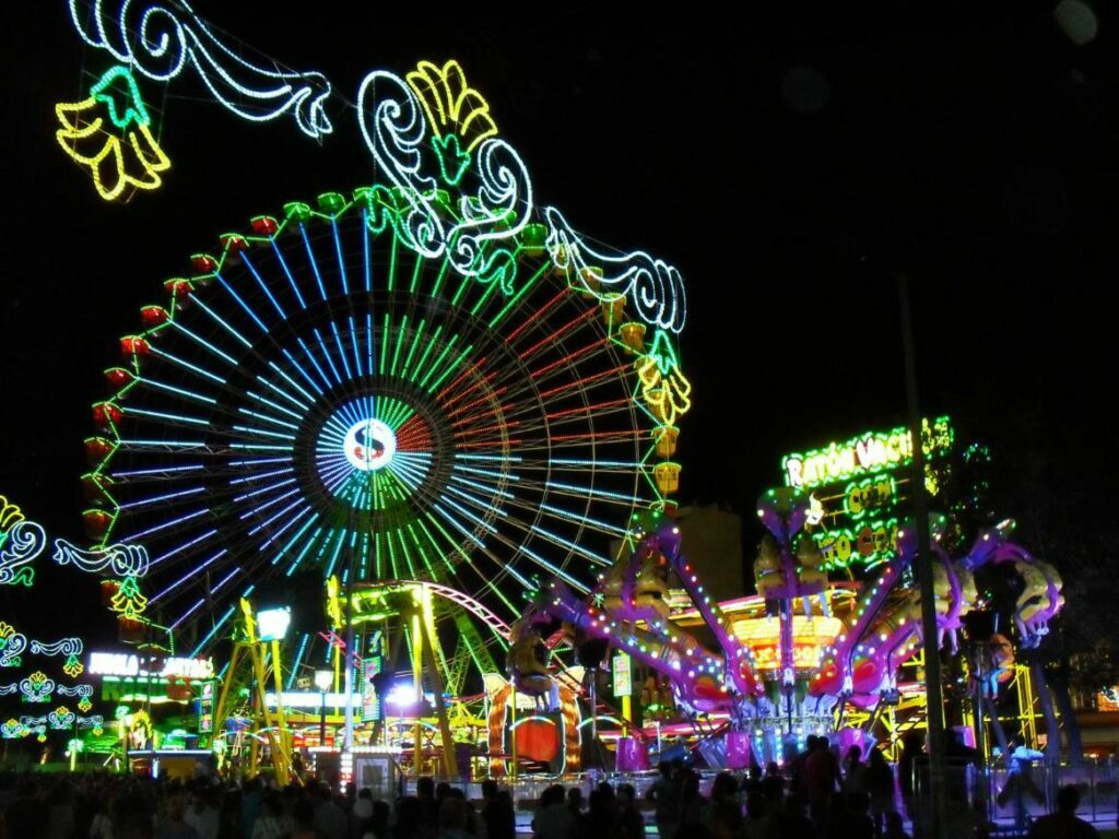 Feria de atracciones de Navidad 2022 en Valencia