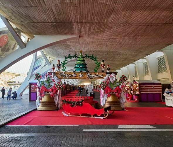 Mercado de Navidad en Valencia Ciudad de las Ciencias