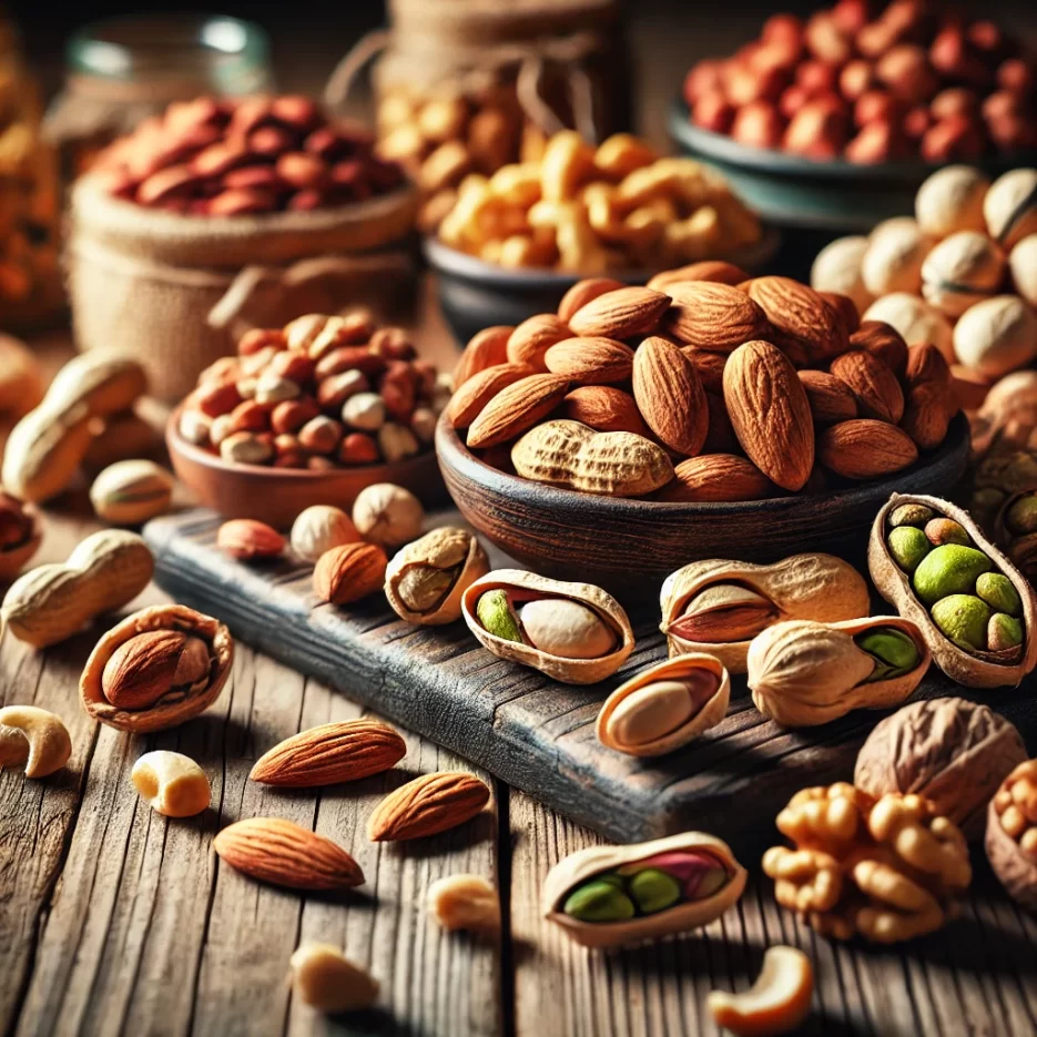 frutos secos con mas proteinas
