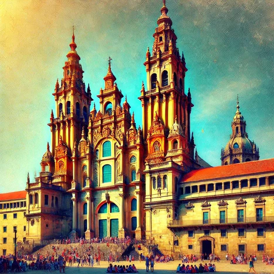 El Camino de Santiago. Catedral de Santiago de Compostela