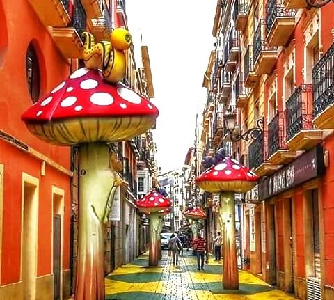 Calle de las setas
