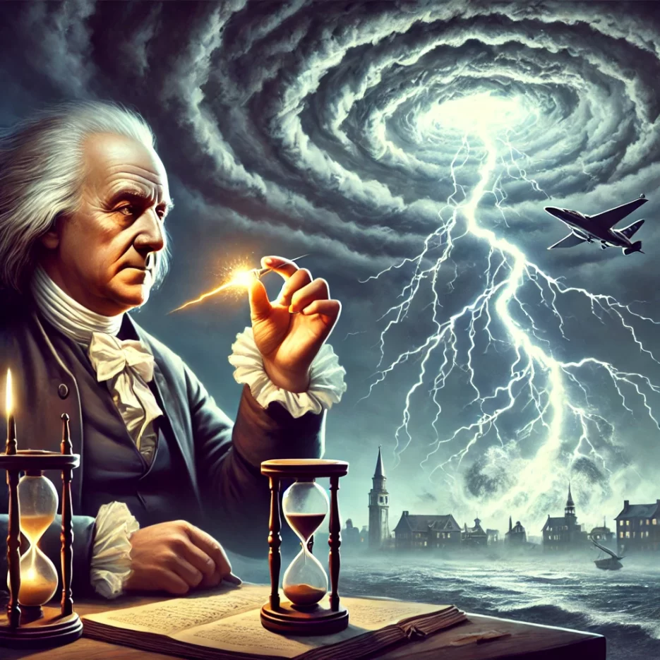 Historia de la electricidad. Benjamin Franklin