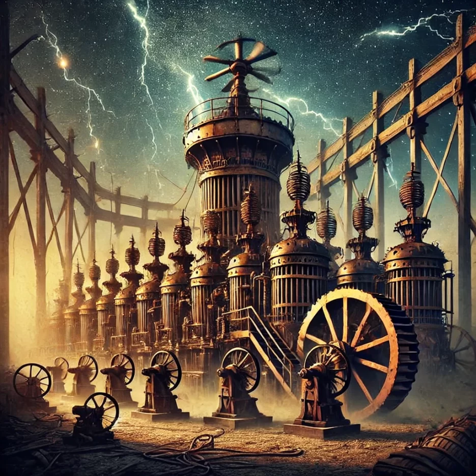 La historia de la electricidad. Central electrica