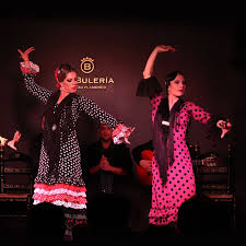 Tablao flamenco en Valencia. La bulería