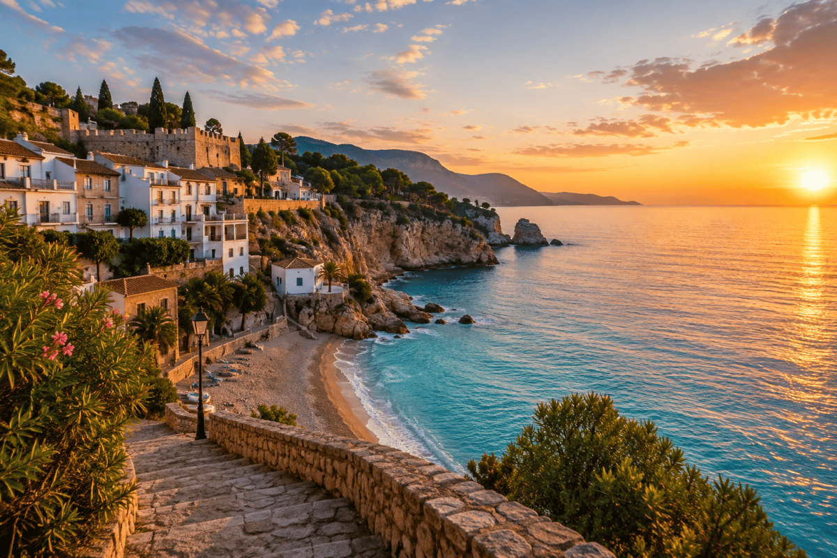 Escapada por la costa de la Comunidad Valenciana al atardecer