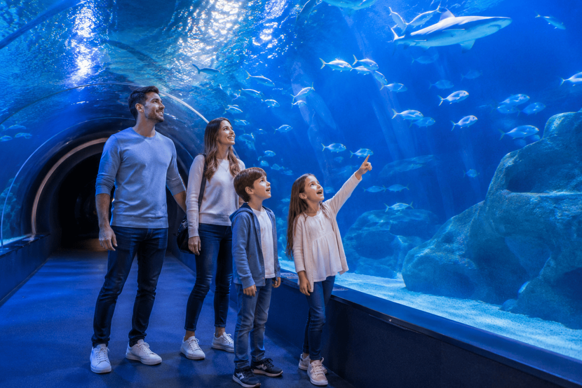 Familia disfrutando de un plan con niños en Valencia durante una actividad turística